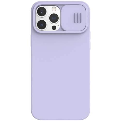 iPhone 13 Pro Max NILLKIN CamShield MagSafe Magnetic Liquid Silicone + PC Full Coverage Case  - Purple