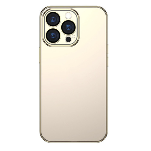 iPhone 13 Pro TOTUDESIGN AA-155 Soft Jane Series Hardcover Edition Shockproof Electroplating TPU Protective Case  - Gold