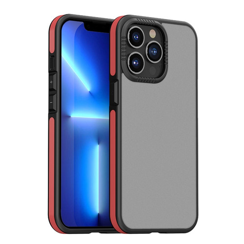 iPhone 13 Pro TPE + TPU Shockproof Phone Case  - Red