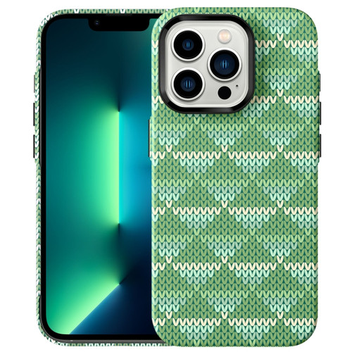 iPhone 13 Pro Textile Texture Matte Ultra-thin Phone Case - Light Green