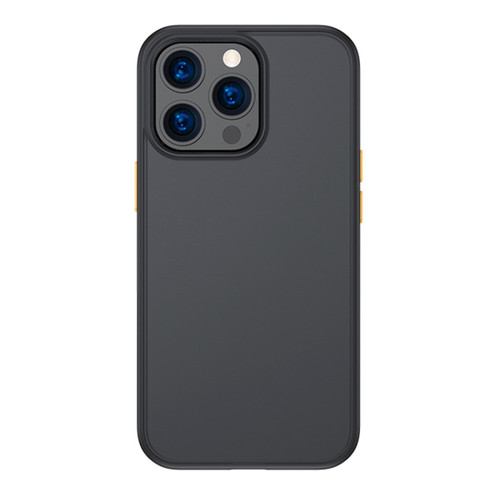 iPhone 13 Pro TOTUDESIGN AA-178 Gingle Series Translucent Matte PC + TPU Phone Case  - Black