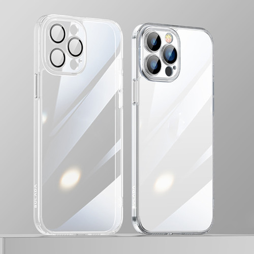 iPhone 13 Pro SULADA Crytal Steel Series Diamond Glass + TPU Phone Case  - Transparent