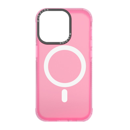 iPhone 13 Pro Acrylic + TPU MagSafe Protective Phone Case - Pink