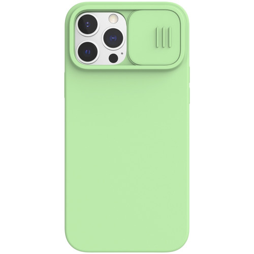 iPhone 13 Pro NILLKIN CamShield Liquid Silicone + PC Full Coverage Case  - Green