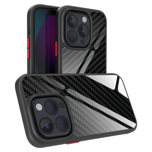 iPhone 13 Pro Real Carbon Fiber MagSafe Magnetic Phone Case  - Black