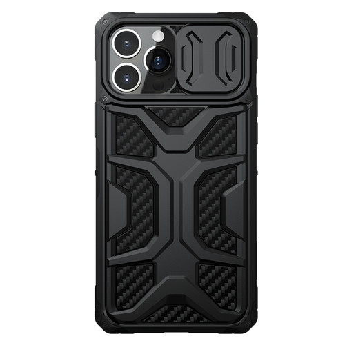 iPhone 13 Pro NILLKIN Sliding Camera Cover Design Shockproof TPU + PC Protective Case  - Black