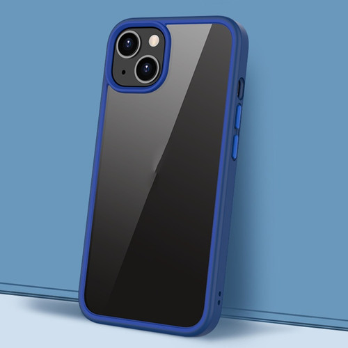 iPhone 13 Gorgeous Color Series PC + TPU Shockproof Protective Case - Blue