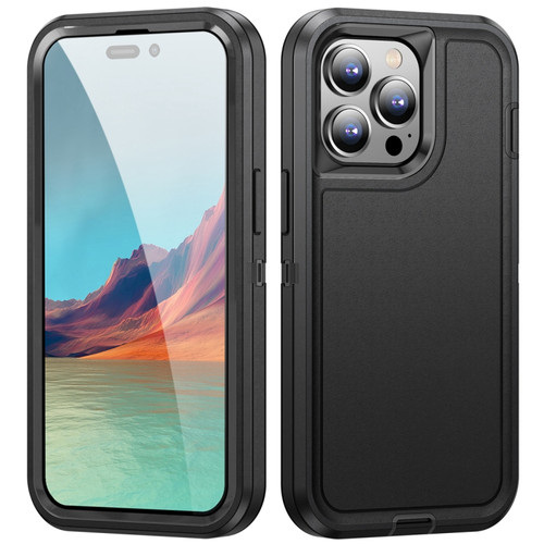 iPhone 15 Pro Max Life Waterproof Rugged Phone Case - Black