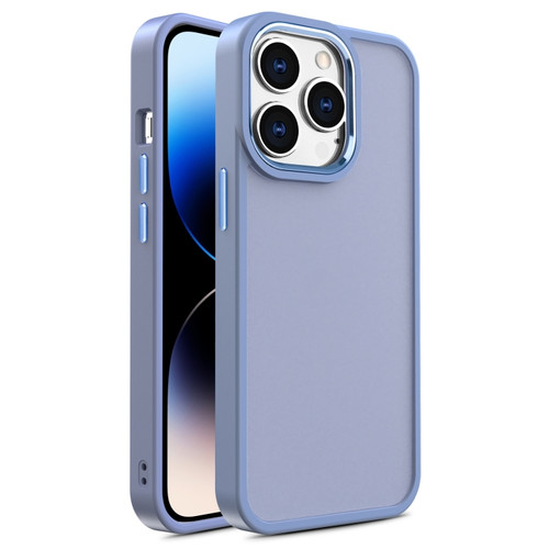 iPhone 15 Pro Max Shield Skin Feel PC + TPU Phone Case - Sierra Blue