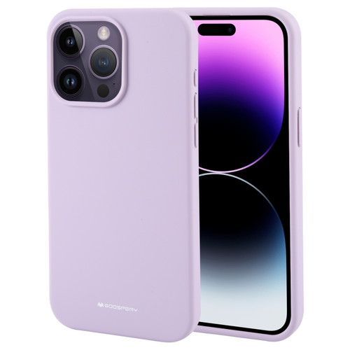 iPhone 15 Pro Max GOOSPERY SILICONE Silky Soft TPU Phone Case - Purple