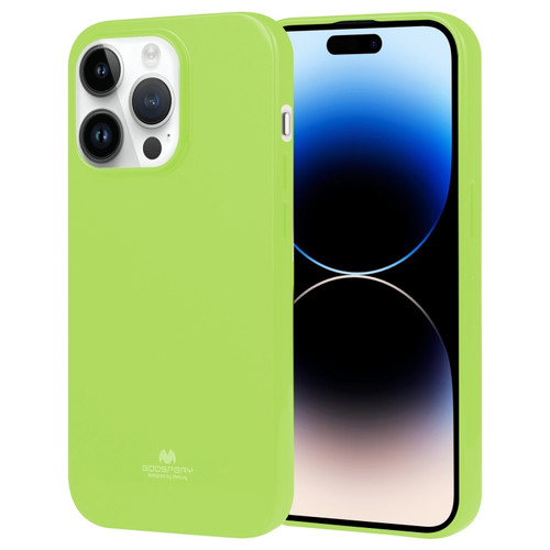 iPhone 15 Pro GOOSPERY PEARL JELLY Shockproof TPU Phone Case - Grass Green