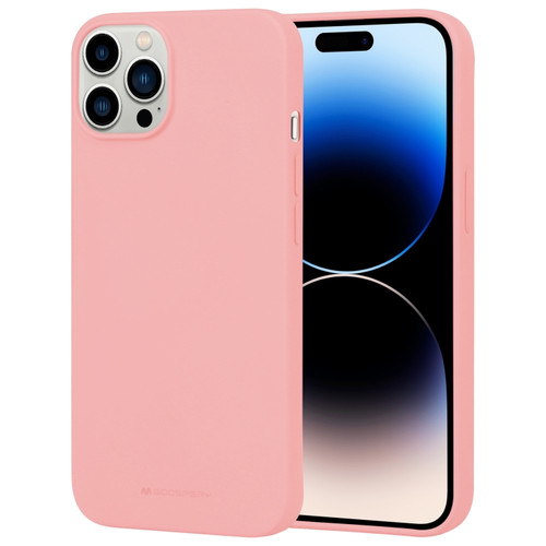 iPhone 15 Pro GOOSPERY SOFT FEELING Liquid TPU Soft Case - Pink
