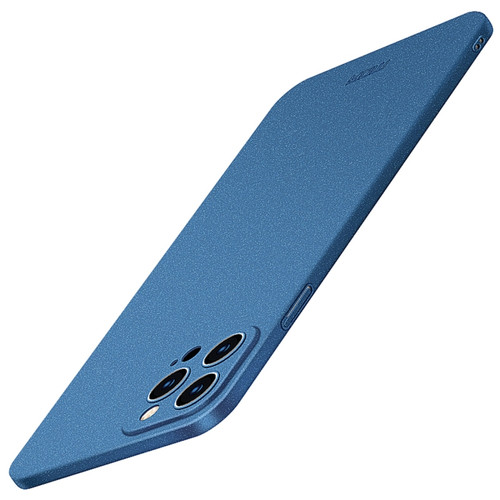 iPhone 15 Pro MOFI Fandun Series Frosted PC Ultra-thin All-inclusive Phone Case - Blue