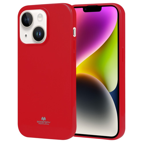 iPhone 15 Plus GOOSPERY PEARL JELLY Shockproof TPU Phone Case - Red
