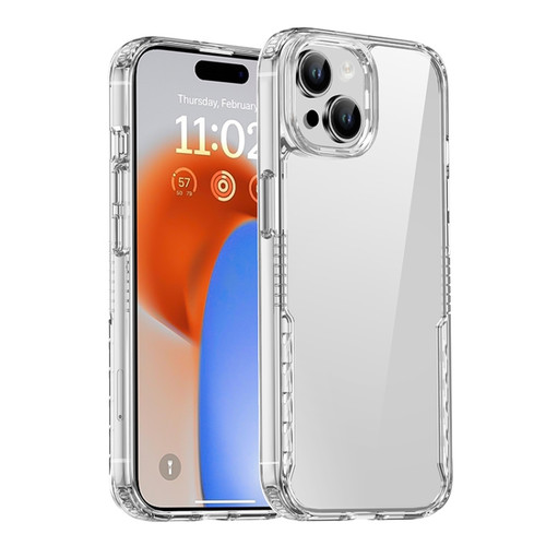 iPhone 15 Plus iPAKY YG Series Transparent PC+TPU Phone Case - Transparent