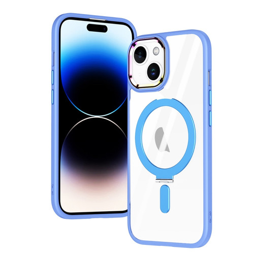 iPhone 15 Plus MagSafe Magnetic Invisible Holder Phone Case - Sierra Blue