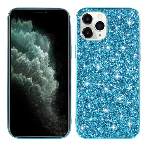 iPhone 15 Pro Max Glitter Powder TPU Phone Case - Blue