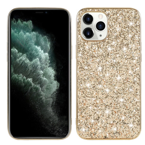 iPhone 15 Pro Glitter Powder TPU Phone Case - Gold