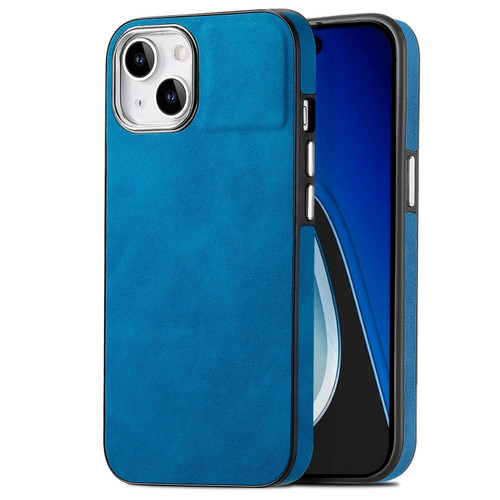 iPhone 15 Skin-Feel Electroplating TPU Shockproof Phone Case - Blue