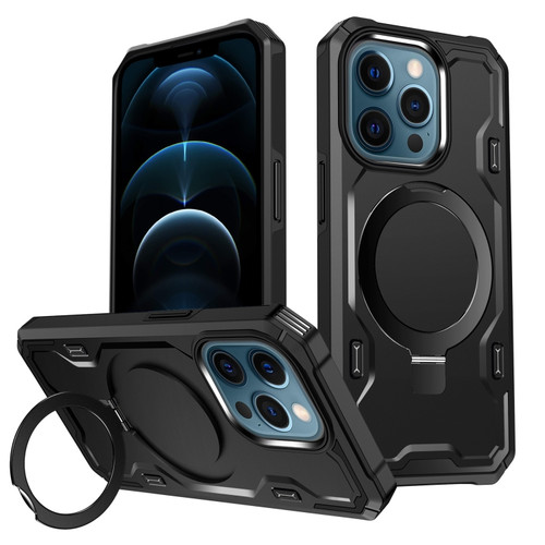 iPhone 12 Pro Max Patronus MagSafe Magnetic Holder Phone Case - Black