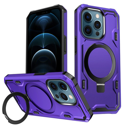 iPhone 12 Pro Max Patronus MagSafe Magnetic Holder Phone Case - Purple