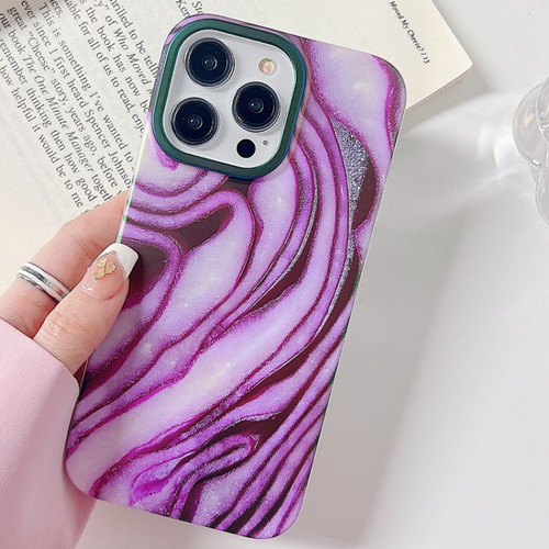 iPhone 12 Pro Max Dual-side Laminating Frosted Translucent TPU Phone Case - Purple