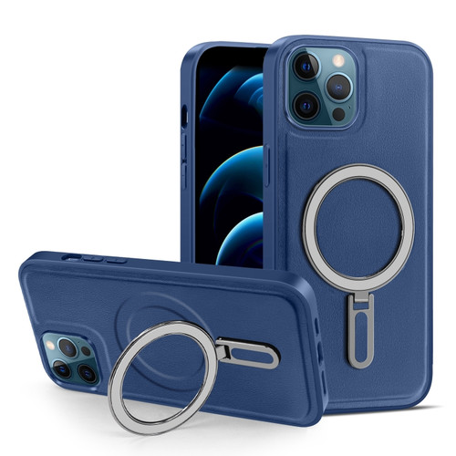 iPhone 12 Pro Max MagSafe Magnetic Holder Phone Case - Royal Blue