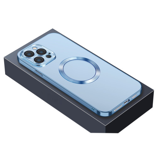 iPhone 12 Pro Max Nebula Series MagSafe Magnetic Phone Case - Sierra Blue