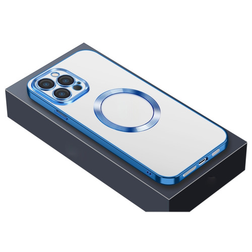 iPhone 12 Pro Max Nebula Series MagSafe Magnetic Phone Case - Blue
