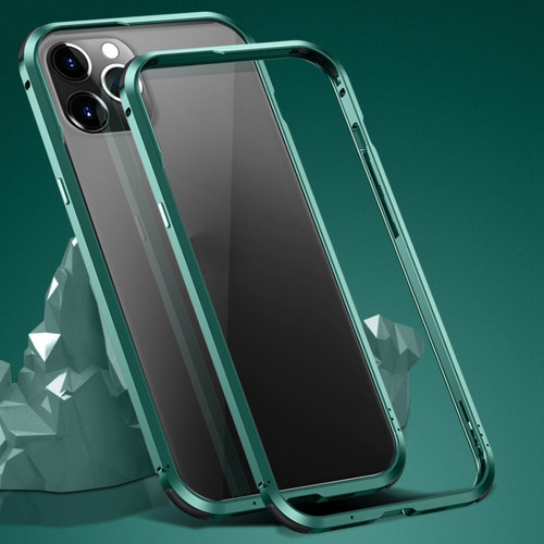 iPhone 12 Pro Max Shockproof Metal Protective Frame - Green