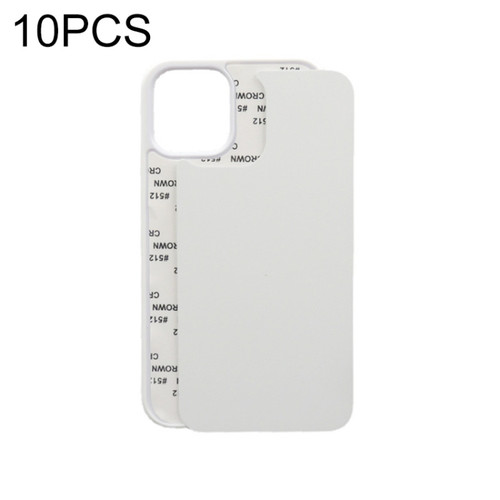 iPhone 12 Pro Max 10 PCS 2D Blank Sublimation Phone Case - White