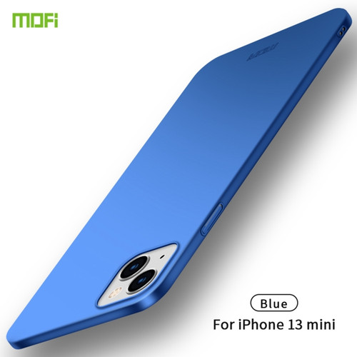 iPhone 13 mini  MOFI Frosted PC Ultra-thin Hard Case - Blue