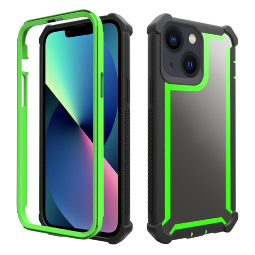 iPhone 13 mini Shockproof Space Phone Case  - Black Green