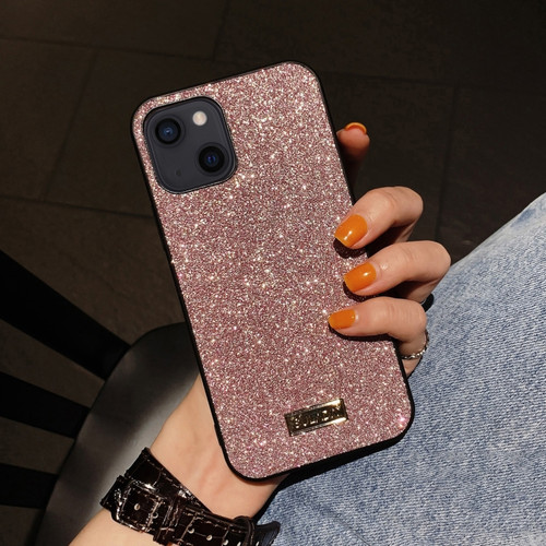 iPhone 13 mini SULADA Shockproof TPU + Handmade Leather Case  - Purple