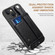 iPhone 13 mini Suteni 215 Wrist Strap PU Phone Case  - Black