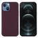 iPhone 13 mini Shockproof Silicone Magnetic Magsafe Case  - Plum Color