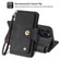iPhone 13 mini POLA 9 Card-slot Oil Side Leather Phone Case  - Black