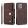 iPhone 13 mini POLA 9 Card-slot Oil Side Leather Phone Case  - Brown