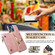 iPhone 13 mini Zipper Wallet Bag PU Back Cover Shockrpoof Phone Case with Holder & Card Slots & Wallet  - Pink