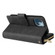 iPhone 13 mini 9 Card Slots Zipper Wallet Bag Leather Phone Case  - Black