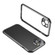 iPhone 13 mini Four Corners Shockproof Metal Frame Phone Case  - Black