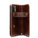 iPhone 13 mini Denior Oil Wax Cowhide DK Magnetic Button Leather Phone Case - Brown