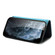 iPhone 13 mini Denior Oil Wax Cowhide DK Magnetic Button Leather Phone Case - Dark Blue