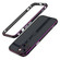 iPhone 13 mini Aurora Series Lens Protector + Metal Frame Protective Case  - Black Purple
