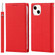 iPhone 13 mini Litchi Texture Genuine Leather Phone Case With Lanyard & Holder & Card Slots & Wallet  - Red