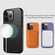 iPhone 13 mini PU + TPU Magsafe Magnetic + IC Chip Phone Case  - Cedar Green