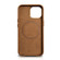 iPhone 13 mini ICARER Oil Wax Texture MagSafe Magnetic Three-coverage Cowhide Phone Case  - Brown