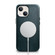 iPhone 13 mini ICARER Oil Wax Texture MagSafe Magnetic Three-coverage Cowhide Phone Case  - Blue