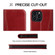 iPhone 13 mini Genuine Leather Horizontal Flip Leather Case with Holder & Card Slots & Wallet  - Wine Red