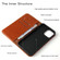 iPhone 13 mini Genuine Leather Horizontal Flip Leather Case with Holder & Card Slots & Wallet  - Brown